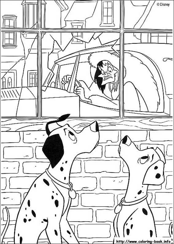 101 Dalmatians coloring picture